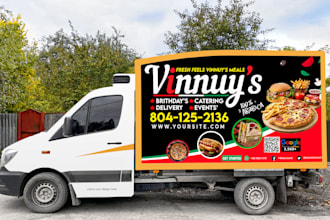 make vinyl wrap design, auto wrap, van wrap food truck wrap, car wraps