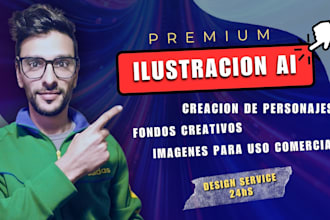 crearé una ilustración a partir de cualquier idea loca con ai