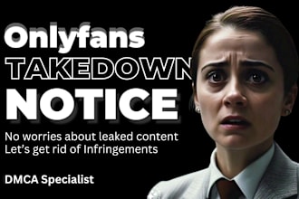remove infringing onlyfans content under dmca takedown notice