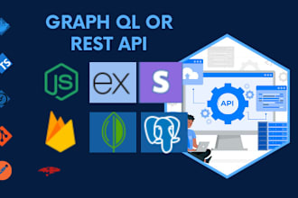 build graphql and rest API in nodejs expressjs strapi