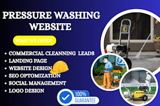 design cleaning website power washing house cleaning pressure washing website