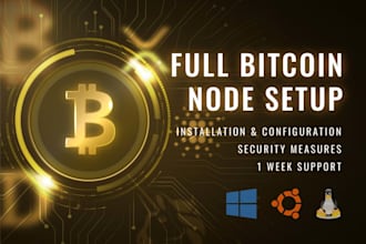 install run synchronize bitcoin ethereum solana stellar hyperledger octaspace