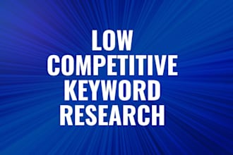 do low competitive SEO handpicked keywords research