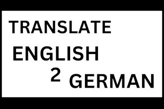 translate english to german