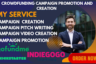 promote your kickstarter indiegogo gofundme fundraising crowdfunding campaign