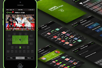 develop fantasy sport app, sport website, bet app, tournament website
