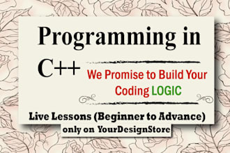 teach you cpp programming and will build your logic