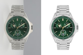do jewelry, watch image retouching in photoshop