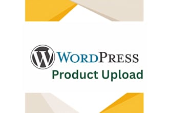 upload your wordpress products