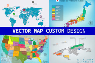 draw vector map in illustrator for your business
