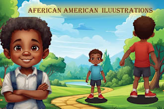 do children story book illustration, children book illustration for amazon