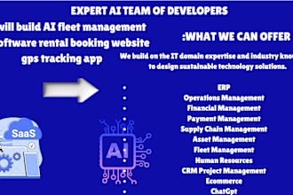 develop fleet management erp software agency rental booking tracking application