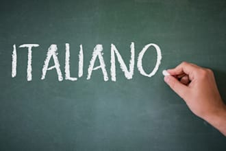 give you italian lessons