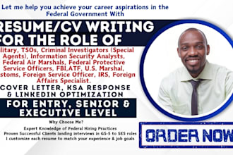 write federal, usajobs resume, ksa for entry level, senior government executive