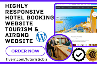 design hotel booking vacation rental travel agency tour airbnb tourism website