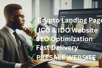 build ico, nft, game, presale, token, website or landing page