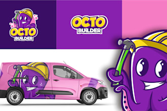 draw cartoon mascot twitch character for logo branding