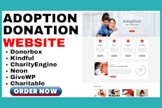 build adoption and donation website crowdfunding charity gofundme website