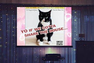 make a rap song and video for your wedding from your pet