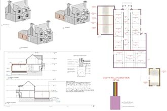 produce planning and building regulation drawings for uk planning permission