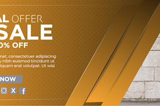 design a creative web banner