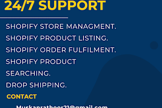 be your shopify virtual assistant