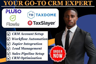 setup flowlu client portal plutio workspace taxdome taxlayer project management