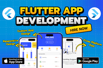 do flutter mobile app development, building mobile app, flutter developer