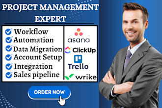 do asana trello project management clickup wrike workflow monday com crm manager