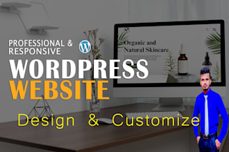develop and customize wordpress website