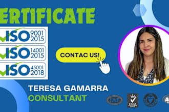 haré la implementación de las normas iso 9001, 14001 y 45001