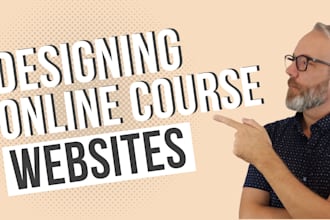 create an online courses website for learning and training