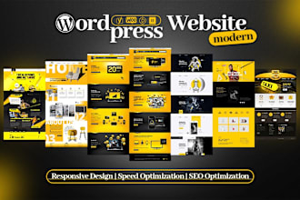 build responsive wordpress website design redesign or website development