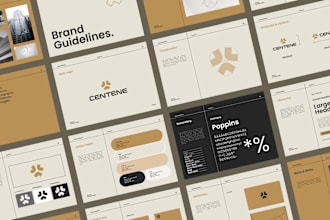 design logo with brand style guide