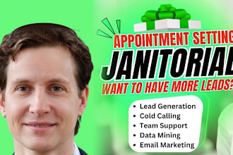 set appointments for janitorial services