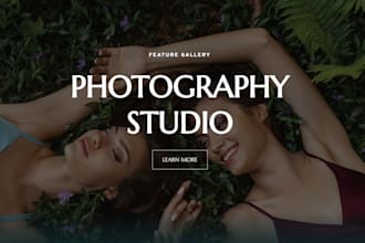 photography website personal portfolio website model website with online booking