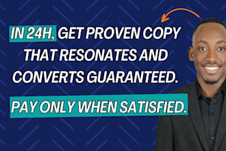 be your sales, email, ad, and landing page direct response copywriter