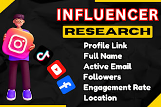 find instagram influencer, tiktok influencer, youtube influencer , influencer