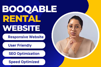 booqable rental service website design integration with shopify squarespace SEO