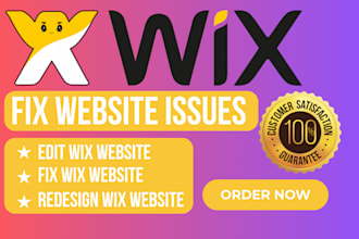 fix wix website, edit wix website seo, responsive, cms and wix studio website