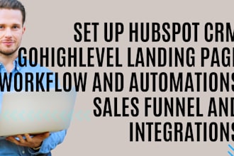 setup hubspot crm gohigh level landing page hubspot landing page hubspot website
