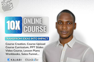 create kajabi online course content elearning video course creation workbook ppt