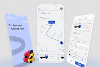 truck booking app, transportation app, delivery app, logistic app, truck app