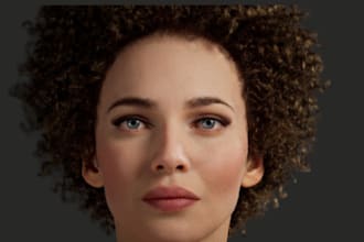 do 3d character modeling 3d character design 3d game character metahuman model