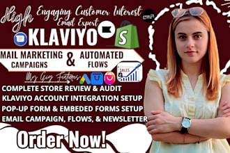 shopify klaviyo email marketing, klaviyo flows, sms, ecommerce email automation