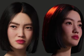 do 3d metahuman, 3d photorealistic model, 3d model, 3d character, unreal engine