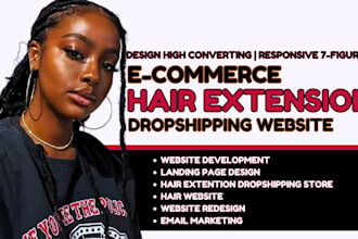 wordpress hair extension website dropshipping hair extension store hair website