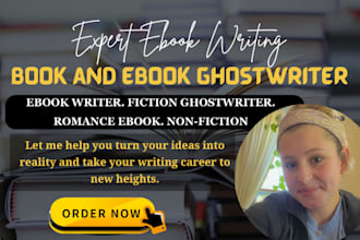 ghostwrite fiction book ebook writer ebook ghostwriter nonfiction book writer