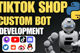 develop bot tiktok bot tiktok shop bot mass dm affiiate invite bot via python
