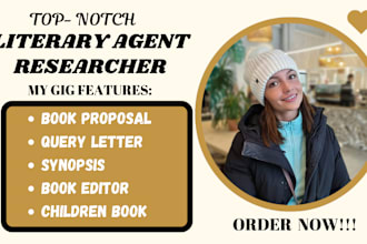 find literary agent for fiction book, movie script, children book, screenplay